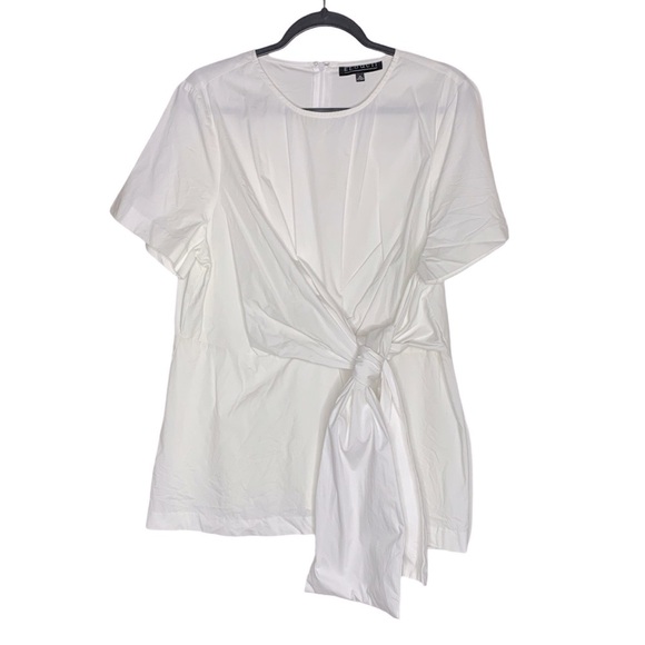 Eloquii Tie Front Top - Picture 1 of 4